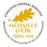 Médaille d'Or pour notre brut Carte d'Or lors du Concours Général du Salon de l'Agriculture 2018