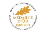 Médaille d' OR au Concours Général Paris 2019 pour notre Brut Tradition
