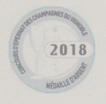 Médaille d'Argent pour notre Rosé au Concours d'Epernay des Champagnes du Vignoble 2018